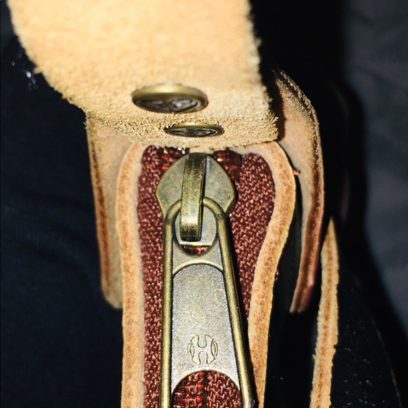 RARE Hand Stitched Roxy Vintage EUC Leather Purse - Picture 10 of 15